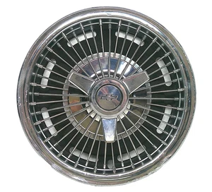 Chevrolet 1964-1967 era Wire Wheel Style 14" Spinner Hubcap Chevy Hub Cap Cover - Picture 1 of 12