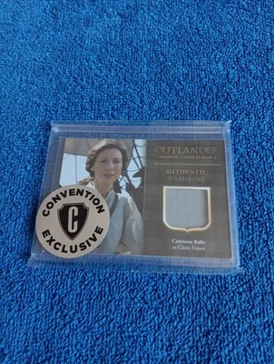 Outlander Season 3 CE4 Convention Exclusive Wardrobe Costume Card Claire Fraser - Image 1 of 4