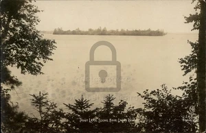 RPPC Woodruff,WI Trout Lake Scene near Coons Resort Oneida County Wisconsin - Picture 1 of 5