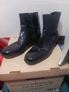 Florsheim Stiefel Duke seitlicher Reißverschluss Beatle Herren schwarz Leder Größe 8,5 D 11087-01 - Bild 1 von 7