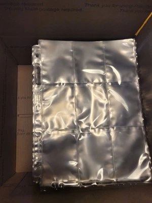Lote de 9 páginas de bolsillo para tarjetas Ultra Pro Silver 430+ caja de tarifa plana grande - usadas y nuevas Foto 1 de 3