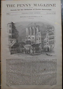 Barcelona Spain Scene Church Santa Maria 1837 London Zoo - Picture 1 of 3