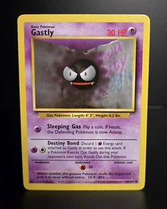 Pokémon TCG - GASTLY - 50/102 - UNLIMITED - WOTC - BASE SET (1999) - LP/NM - Picture 1 of 1