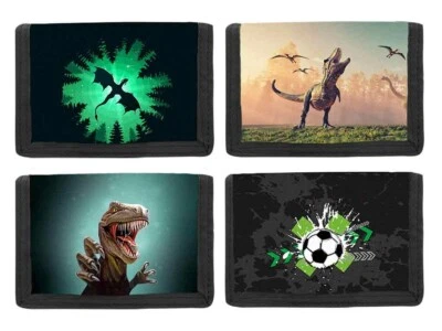 BB-Klostermann Junge Portemonnaie Geldbörse Kinder Dino Drache Fußball - Bild 1 von 4