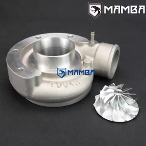 MAMBA 2.2" Mitsubishi TD04H 20T Turbo Compressor Housing + GTX 11+0 Billet Wheel - Picture 1 of 3