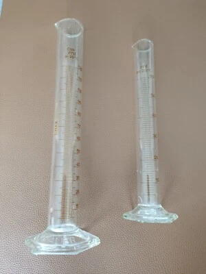 Lot De 2 Éprouvettes STABIL KAVALIER 125 et 60 ml - Photo 1/4