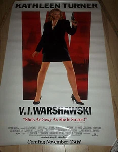 Póster de lanzamiento de video V.I WARSHAWSKI (1991) 27x40 - Imagen 1 de 1