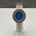 Storm Womens Watch Round Blue Dial Silver SSteel Ladies New Battery Rare Vintage