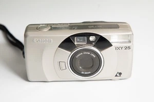 APPAREIL PHOTO-CANON IXY 25 ARGENTIQUE 1990--COMPACT APS-ARGENT-trés bon état - Imagen 1 de 4