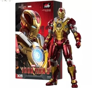 ZD TOYS IRON MAN MK 17 Marvel Avengers 7" Action Figure Toys 10th year In Stock - Picture 1 of 6