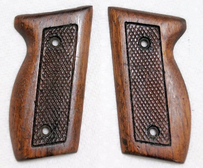 Sterling 400 402 MKII Walnut Wood Pistol Grips, Nice! - Image 1 of 4