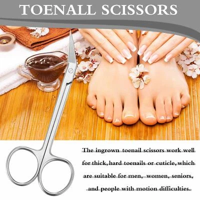 Toenail Clippers Cutter For Thick Ingrown Toe Nails Heavy Duty Nail Scissors - Image 1 of 4