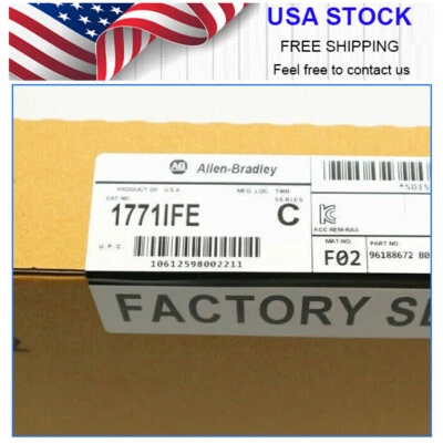 New Sealed NEW PLC 1771IFE SER C PLC-5 Analog Input Module 1771-IFE PLC - Image 1 of 4
