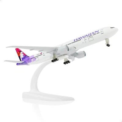 777 Hawaiian 1/300 Diecast Metal Airplane Model with Stand -777 Airplane Model - Image 1 of 4
