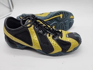 HELLY HANSEN LIFA Shoes Trail Water Hiking HH Black Gold Men's Size 7.5 - Picture 1 of 17