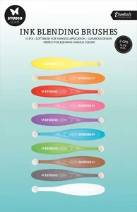 Studio Light Essentials Ink Blending Brushes 10mm 10/Pkg #SLESBBRU05 - Bild 1 von 1