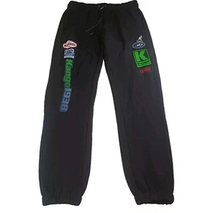 Kangol Sport Sweatpants Joggers Men’s M Medium Black Sweatpants - Picture 1 of 10