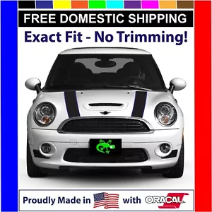Gloss Black Hood Bonnet Stripes for Mini Cooper R56 2007-2013 - Exact Fit - Bild 1 von 1
