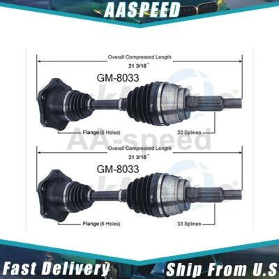 CV Joint CV Axle Shaft Front For Chevrolet Avalanche 1500 2006 2005 2004 2003 - Image 1 of 2