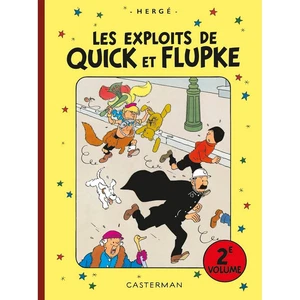 Intégrale fac-similé couleurs Hergé Casterman Les exploits de Quick et Flupke T2
