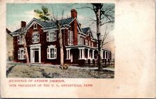 Postcard TN Greenville Residence of Andrew Johnson 17th President of US~1905 S78
