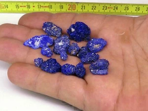 LOTTO DI 11/16 PEZZI, NODULO ESEMPLARE MINERALE CRISTALLO DI AZZURRITE... - Imagen 1 de 12