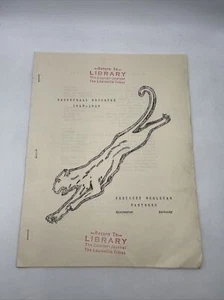 1948-49 Kentucky Wesleyan Panthers Basketball Media Guide Brochure  - Picture 1 of 4