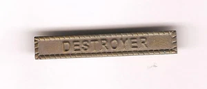 B60 WWI VICTORIA MEDALLA DESTRUCTOR BARRA NAVAL - Imagen 1 de 1