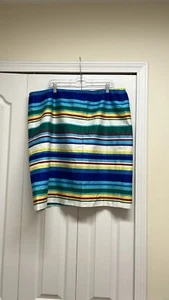 Talbots Multicolored Striped Pencil Skirt Size 20W - Picture 1 of 3