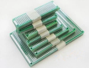 35 Stück 5x7 8x12 7x9 6x8 4x6 3x7 2x8 cm Doppel Side Board Kupfer Prototyp PCB - Bild 1 von 2
