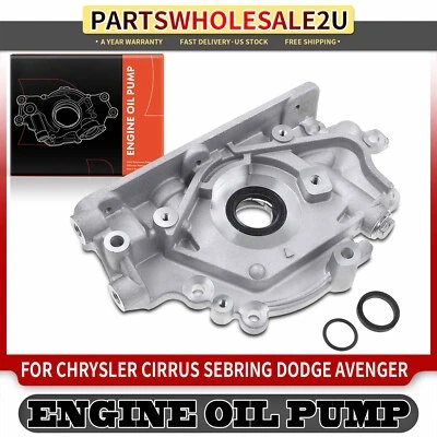 Engine Oil Pump for Chrysler Sebring Dodge Avenger Mitsubishi Eclipse 1995-1999 - Image 1 of 4