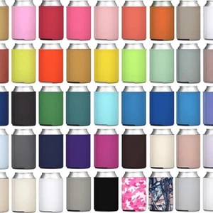 50 pcs custom can coolers, personalized beer sleeves, bulk drink insulators - Picture 1 of 5