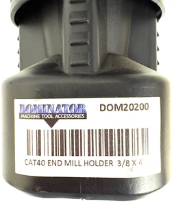 3/8" CAT40 END MILL HOLDER 4" PROJECTION DOMINATOR #20200 - Picture 1 of 7