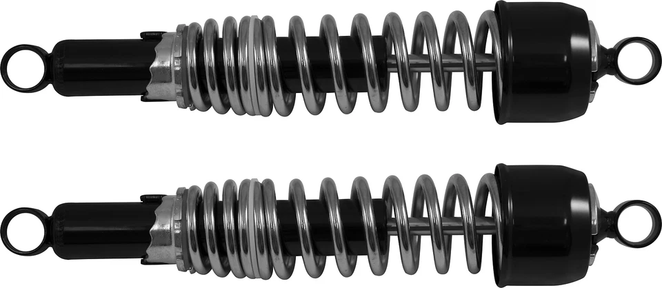 Amortiguadores traseros cromados para Kawasaki Z 550 C3 LTD 1982 Foto 1 de 1