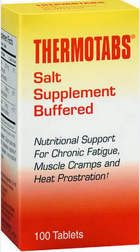 Thermotabs Suplemento de Sal Comprimidos Tampón 100 ct GERIMED -- Foto 1 de 1