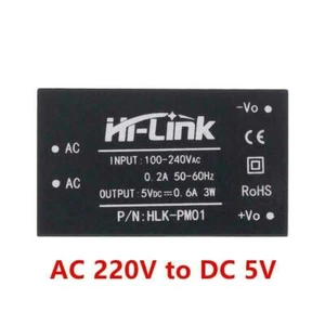 Módulo de fuente de alimentación aislada de bajo ruido HLK-PM01 AC 110V - DC 5V paso abajo buck - Imagen 1 de 3