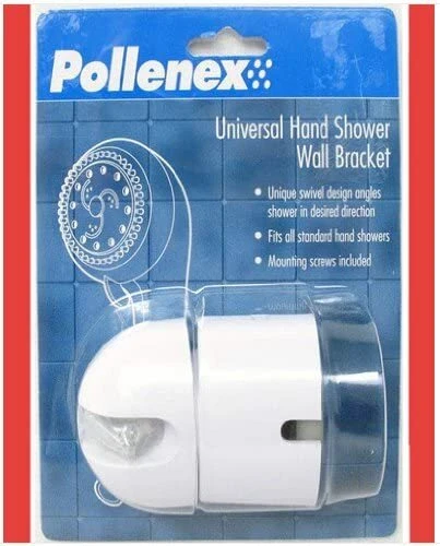 NUEVO SOPORTE DE PARED DE DUCHA DE MANO UNIVERSAL POLLENEX PWBK00 diseño giratorio Foto 1 de 1