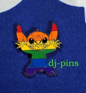 Disney Store DS Rainbow Stitch Pride Pin 142679 - Picture 1 of 1