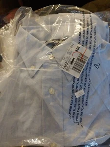 Camisa de vestir para niño Lands End Oxford azul larga slv talla 7 (6-7 años) #22 - Imagen 1 de 2