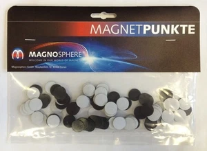 300 x Magnetplättchen selbstklebend rund Ø 15mm x 0,9mm - Magnetpunkte - Bild 1 von 1