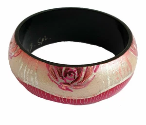 Pulsera de madera bisutería rusa - artista Severova - Imagen 1 de 1