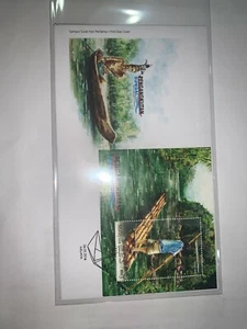 malaysia 2016 fdc river transport ms first day cover - Picture 1 of 2