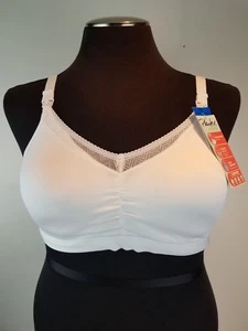 Sujetador sin cables con encaje Playtex talla XL blanco - Imagen 1 de 10