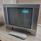 Toshiba 14AF45 14” CRT TV Retro Gaming Component S-Video 2005 Tested Works Great