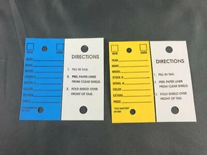 Self Protecting Auto Dealer Around 100 Blue and 100 Yellow with Rings - Picture 1 of 1