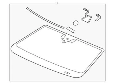 Parabrisas original Volkswagen 3CN-845-011-L-NVB Foto 1 de 2