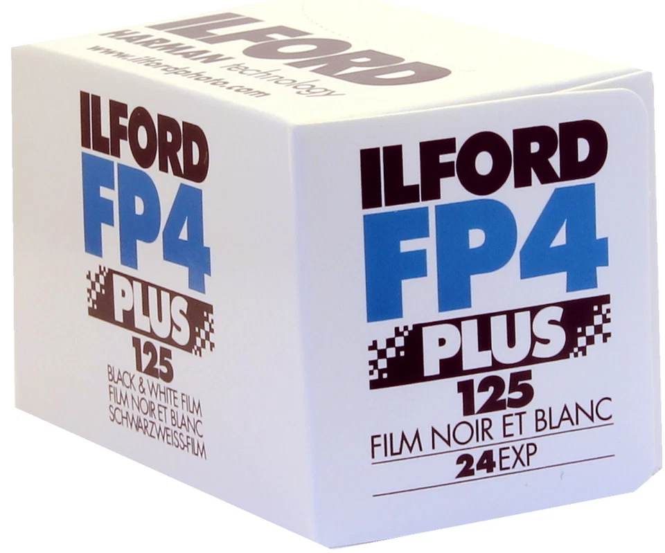 Ilford FP4 Plus 35mm 125 ISO Black & White Camera Film 24 exposure  - Image 1 of 1