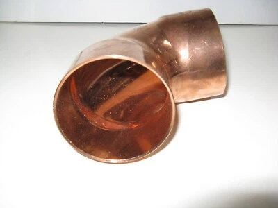 3" Copper 90 Degree Elbow - Image 1 of 2