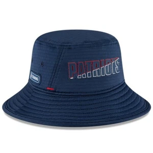 New England Patriots New Era NFL 2020 Training Camp Bucket Hat Cap - Navy - Picture 1 of 3