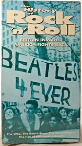 "The History of Rock n Roll Britain Invades America Fights Back" #3 VHS 1995 New - Picture 1 of 2